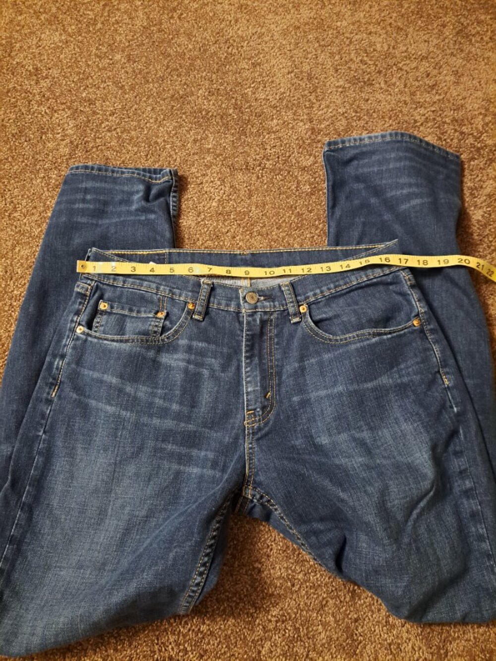 Levi's 559 relaxed straight fit distressed denim jeans - Picture 9 of 11